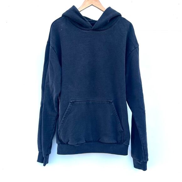 Jennifer Fisher Spell Out Oversized Black Hoodie Hoody Sweatshirt Pullover Small - Picture 4 of 11